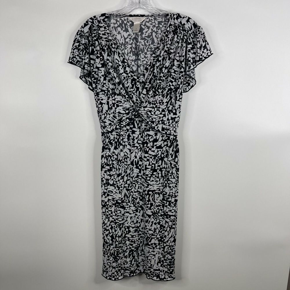 C.J. & Banks by Christopher Banks Womens Dress Sz X VNeck Wear to Work Vacation